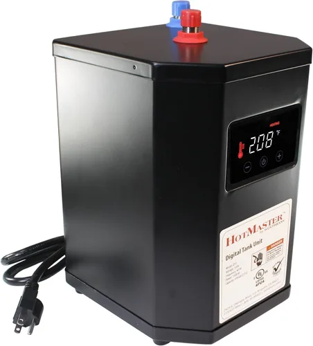 Miniatura 4 de Westbrass DT1F205-62 Victorian 9 pulgadas Grifo instantáneo caliente y frío con sistema de tanque digital HotMaster DigiHot Dispensador de agua