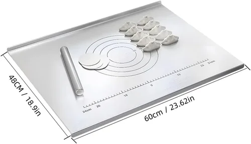 Miniatura 2 de Tabla de cortar de acero inoxidable 316, tabla de cortar, tablas de cortar para cocina, tabla de cortar grande para cortar carne, verduras, frutas