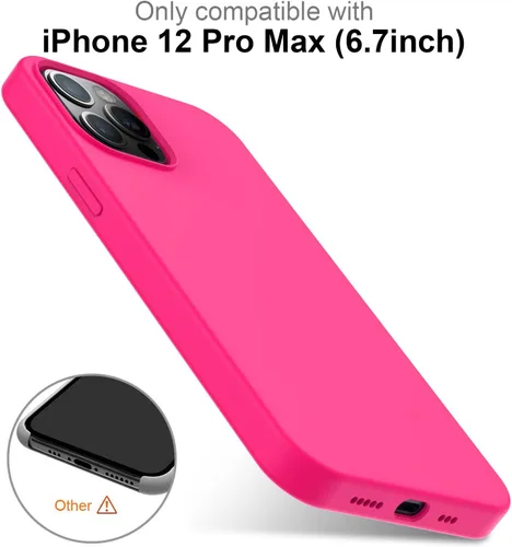 Miniatura 5 de Funda de silicón para iPhone 12 de 6.1 pulgadas e iPhone 12 Pro Max de 6.7 pulgadas