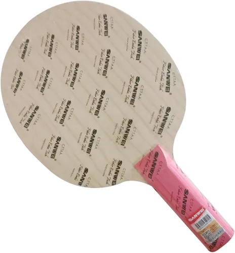 Miniatura 4 de Nueva versión SANWEI V5 PRO hoja de tenis de mesa profesional 7 madera contrachapada Quicky Attack+ Loop Off+ Sanwei ping Pong raqueta bat paleta