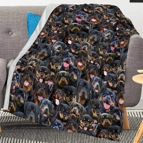 Miniatura 20 de Manta con estampado Airedale Terrier – Manta con estampado de animales divertidos para amantes de los perros y cachorros, regalos Airedale Terrier
