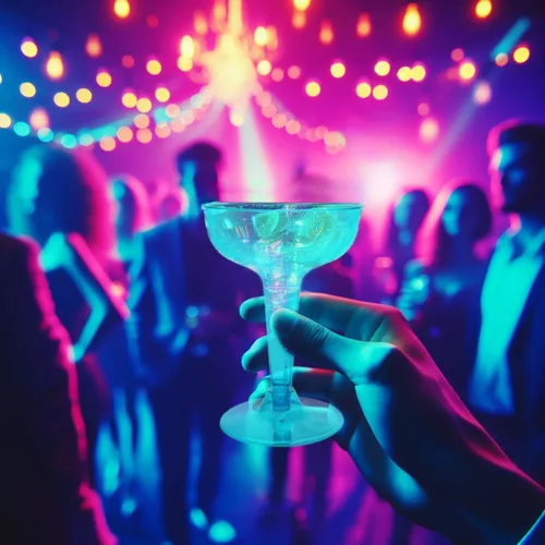 Miniatura 4 de Party Essentials Vasos de champán de plástico, 4 onzas, neón surtidos