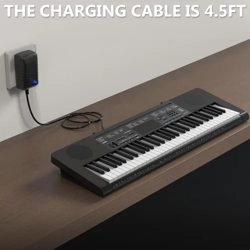 Miniatura 6 de Cargador adaptador de 9.5 V CA/CC compatible con teclado de piano Casio LK-135 WK-225 CTK-2500 CTK-2400 CTK-2550 CTK-1100 WK-220 LK-165 CTK-2090