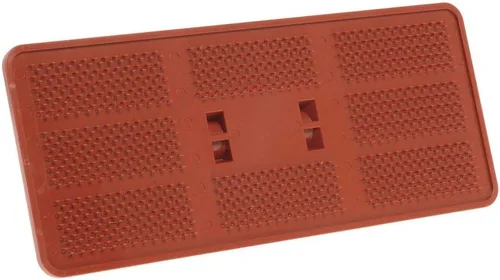 Miniatura 4 de 3M Doodlebug Soporte para almohadilla de piso, naranja, 9 pulgadas de largo x 3.75 pulgadas de ancho, plástico 1 unidad