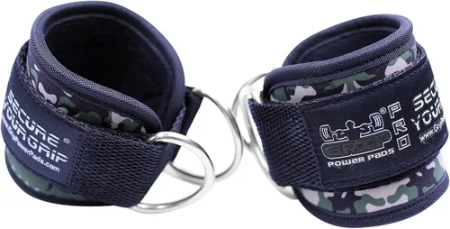 Correas de tobillo para máquinas de cable con doble anillo en D, puños de neopreno premium ajustables para mejorar piernas, abdominales y glúteos,