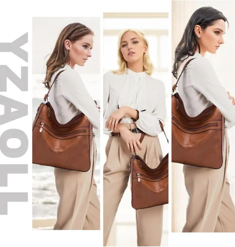 Miniatura 6 de Bolsos cruzados grandes para mujer, bolso de hombro para mujer, bolso y cartera para mujer, bolsos Hobo