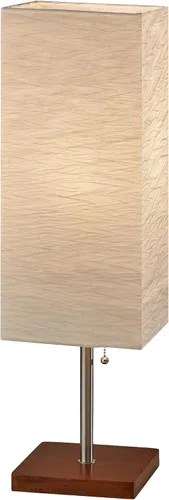 Miniatura 10 de Adesso Lámpara de pie de tres luces, base de madera natural y brillo ajustable, iluminación perfecta para dormitorio, sala de estar y decoración