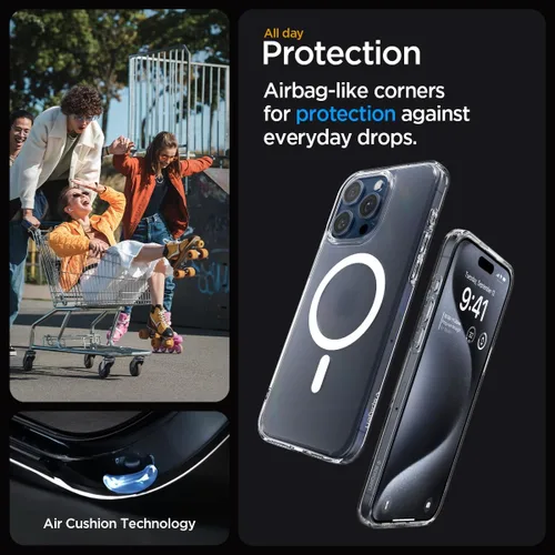 Miniatura 104 de Spigen Funda para iPhone 13 Mini, ultra híbrida MagFit [antiamarilleo] [compatible con Magsafe] - Transparente