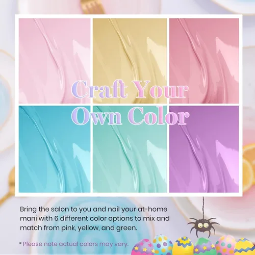 Miniatura 2 de Beetles - Juego de 6 esmaltes de uñas de gel, colección de colores de verano, color desnudo, gris, rojo, atardecer, brillantina, para secarse en luz