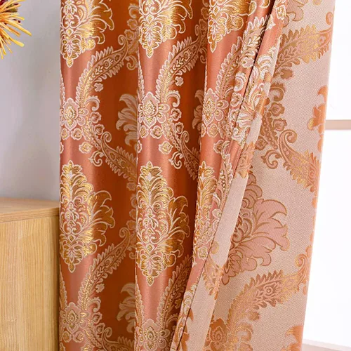 Miniatura 8 de ELKCA - Cenefa de cascada de tejido jacquard para dormitorio, cenefa de cortina de lujo para sala de estar