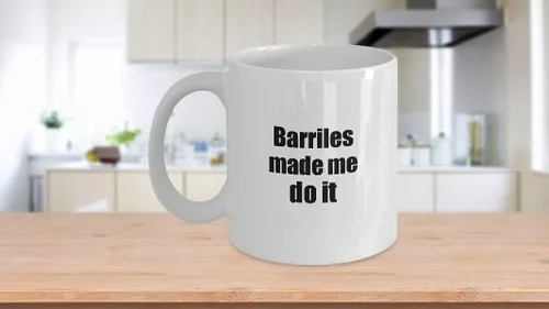 Miniatura 3 de EzGift Funny Barriles Mug Made Me Do It Musician Gift Quote Gag Coffee Tea Cup 11 oz