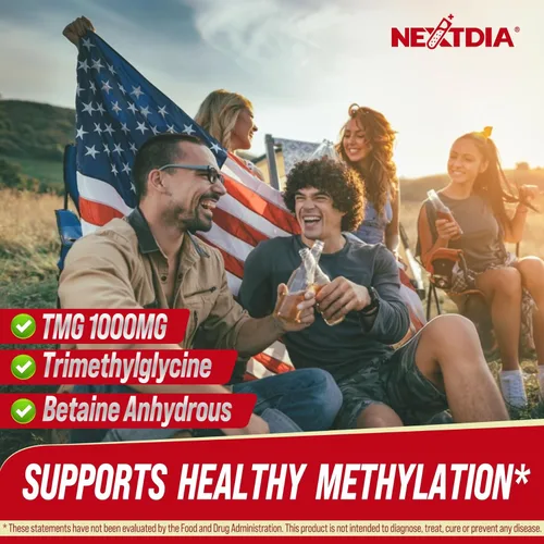 Miniatura 6 de Paquete de 2 gomitas TMG de 1000 mg de betaína anhidra + multivitamínico metilado y complejo B metilado (metilfolato B12 B6), magnesio, taurina