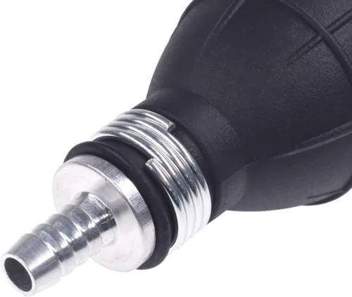 Miniatura 5 de 0.315 in 5/16 "Bombilla de cebador negro de goma bomba de combustible manguera de mano imprimación gasolina gasolina diesel bomba para barcos