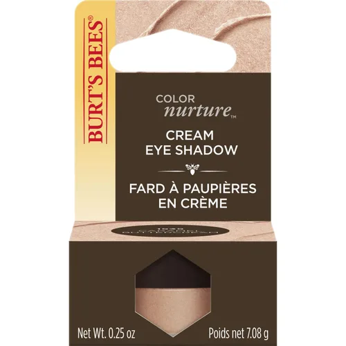 Burt's Bees Color Nurture - Sombra de ojos en crema con color para construir para lograr la intensidad deseada, crema de mantequilla de caramelo,