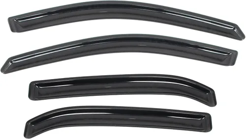 Miniatura 9 de IKON MOTORSPORTS Viseras de ventana de canal compatibles con Chevrolet Equinox 2010-2017, protectores de lluvia acrílicos ahumado/tintados