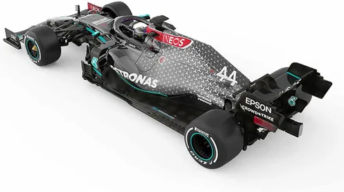 Miniatura 3 de ZMZ F1 - Auto de control remoto a escala 1:12, tamaño grande, F1, con licencia oficial de la serie RC Mercedes-AMG F1 W11 EQ, autos RC adecuados