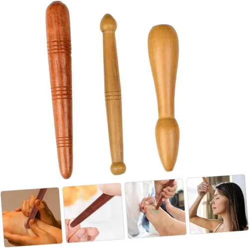 Miniatura 3 de Juego de herramientas de masaje de 3 piezas de varillas de acupuntura para suministros de reflexología corporal de pie