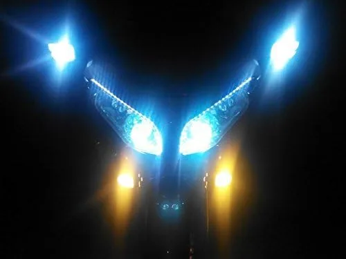 Miniatura 3 de Kit de lámparas de corriente diurna LED DRL para Honda Goldwing todos los años