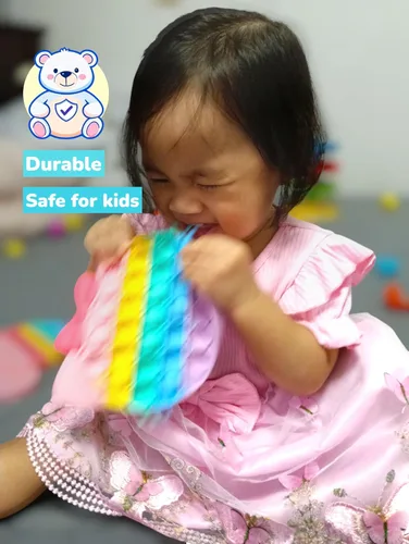 Miniatura 7 de Paquete de 4 juguetes para ansiedad de reventar burbujas para niños, mariposa Pop It, gato Pop It, juego de juguetes sensoriales de ratón y gatito