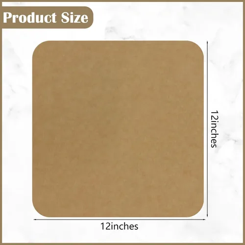 Miniatura 2 de 120 hojas de papel pergamino cuadrado de 12 pulgadas para freidora de aire, forro de papel desechable antiadherente para hornear compatible