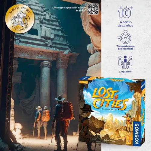 Miniatura 2 de Juego de cartas Lost Cities - con la 6ª Expedición