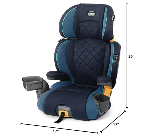 Miniatura 13 de Chicco KidFit Zip Plus Asiento Elevador para Auto 2 en 1 con Posicionamiento de Cinturón, Asiento Elevador sin Respaldo y con Respaldo Alto
