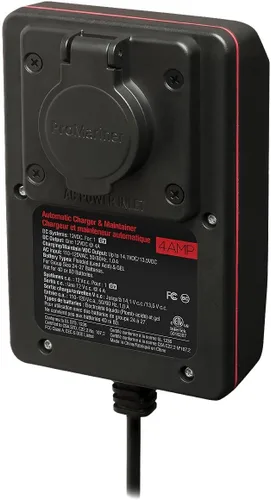Miniatura 5 de ProMariner 24104 ProTechOne Digital Series - Cargador de batería a bordo totalmente automático de 4 amperios y mantenedor con entrada de CA integrada