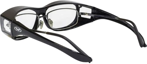 Miniatura 6 de Global Vision Escort - Gafas de sol con sobre-prescripción, tienen lentes laterales a juego que cumplen con las normas ANSI Z87.1-2003 para gafas
