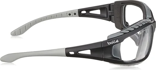Miniatura 3 de Bollé Safety 253-TR-40085 - Lentes de seguridad con policarbonato negro/gris + marco completo TPE y lente transparente