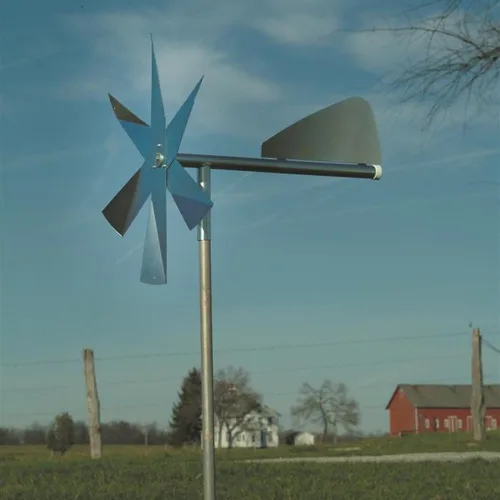 Miniatura 5 de Lehman's Molino de Viento Disuasorio Humano para Ahuyentar Topos Cubre 20,000 Pies Usando Vibraciones del Viento, Individual