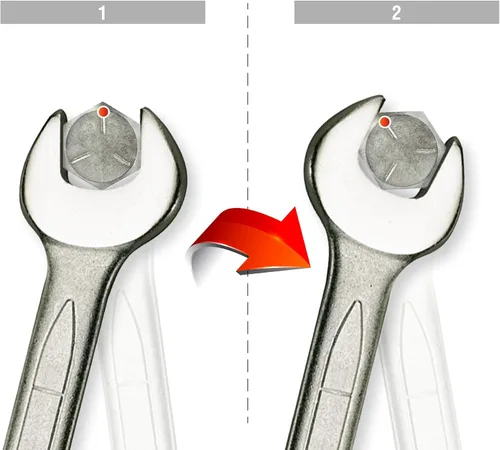 Miniatura 2 de Teng Tools Llave inglesa de 1.142 in con combinación métrica abierta y de extremo de caja - 600529, plata