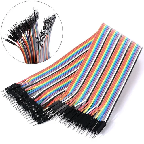 Miniatura 4 de HiLetgo 120 unidades/3 x 40 piezas de cables de puente de tabla de pan prototipo de placa de conectar cables con conectores macho hembra, 0.100 in a