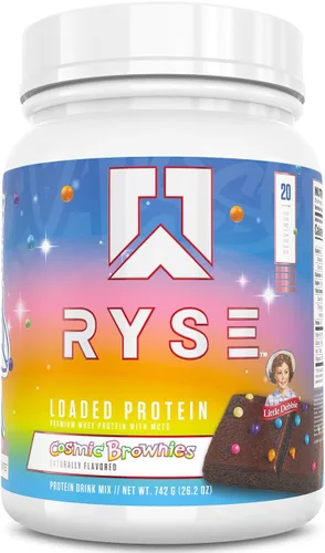 Miniatura 14 de Ryse - Proteína en polvo cargada, 0.88 onzas de aislado y concentrado de proteína de suero de leche, fibra prebiótica y MCT, baja en carbohidratos