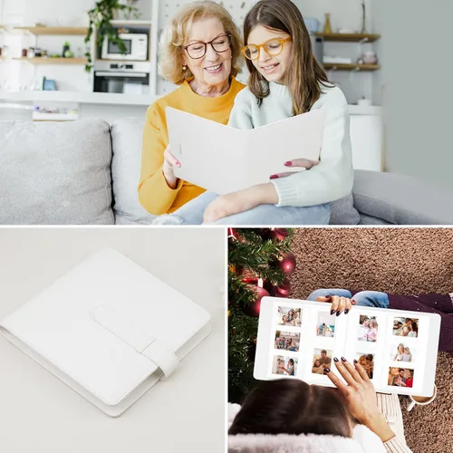 Miniatura 8 de Veicevol Álbum de Fotos de 360 Bolsillos para Cámara Fujifilm Instax Mini, Álbum para Fotos Polaroid, Cubierta de Cuero, Álbum de Fotos para Cámara