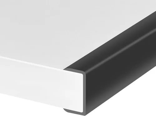 Miniatura 24 de Borde de goma protector autoadhesivo para chapa, material de etileno propileno dieno, ajuste de 1/16 pulgadas (1.6 mm), longitud 10 pies