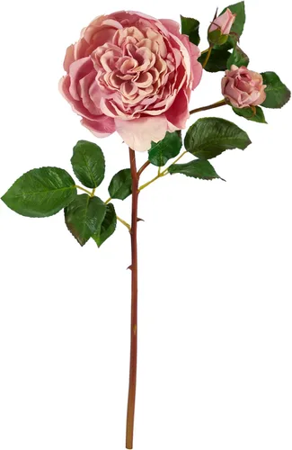 Miniatura 5 de Nearly Natural Flor artificial rosa de 22 pulgadas (juego de 6)