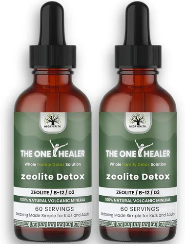 Miniatura 10 de The One Healer Zeolite Detox para niños y adultos, gotas de zeolita pura con metilo B12 y vitamina D3 para desintoxicación de metales pesados