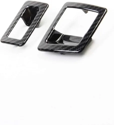 Miniatura 3 de Interruptor de elevación de ventana de puerta de fibra de carbono cubierta moldura accesorios para 2014 2015 2016 2017 2018 Chevrolet Corvette C7