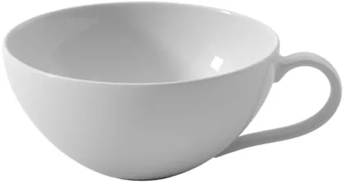 Villeroy & Boch Signature Collection - Taza de té Anmut, porcelana de hueso premium, fabricada en Alemania, capacidad de 6.75 onzas, color blanco