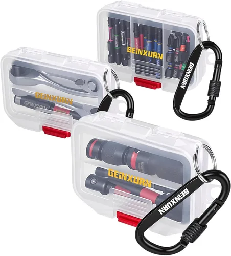 Miniatura 14 de Geinxurn Juego de Puntas de Destornillador de Impacto, 71 Piezas, Estuche de Almacenamiento Magnético de Acero S2, Puntas de Inserción Múltiple