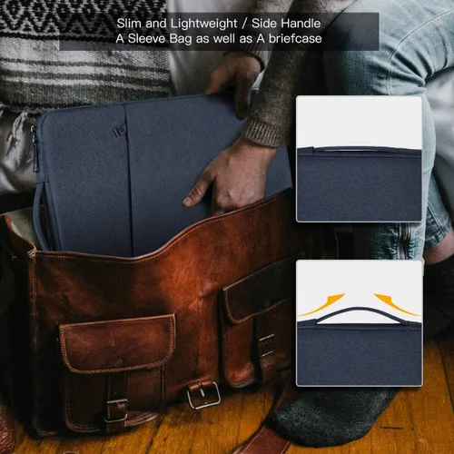 Miniatura 6 de Funda para portátil de 13.8 pulgadas para Microsoft Surface Laptop 7, 13.5 pulgadas Surface Laptop/6/5/4, Dell XPS 13/ Latitude, Lenovo Acer HP Azul