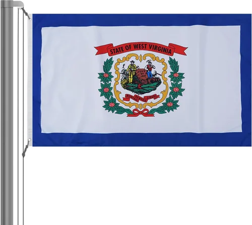 Miniatura 10 de AZCOVER - Bandera de Michigan de 3 x 5 pies, 3 capas de doble cara del estado de Michigan con 2 ojales de latón y cabecera de lona, pancarta