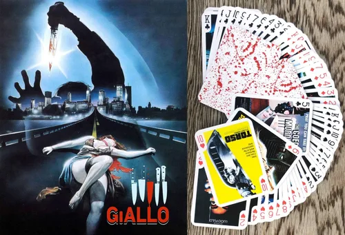 Miniatura 9 de Film Noir Playing Cards (Poker Deck 54 cartas todas diferentes) Póster de película vintage Detective de acción Cine Negro