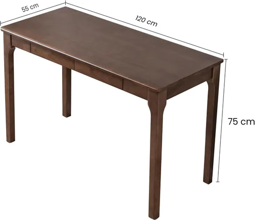 Miniatura 3 de Escritorio de Madera Sólida, Escritorio de Juego y Estudio para Oficina en Casa, para Trabajo, Escritorio para PC de Estudiantes para Dormitorio