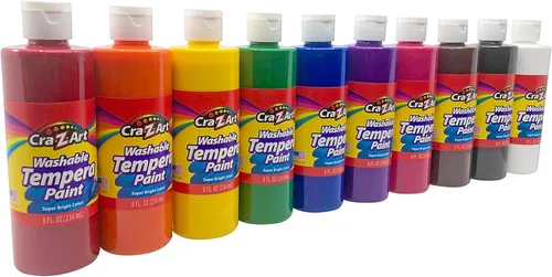 Miniatura 3 de Cra-Z-Art Paquete a granel de pintura de témpera y purpurina lavable, 18 unidades, colores surtidos