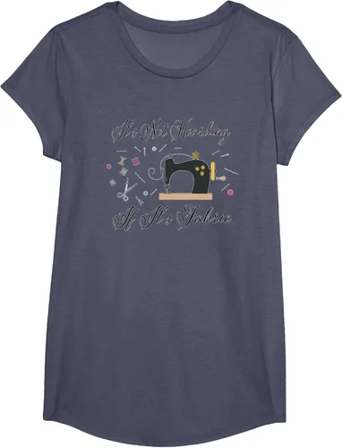 Miniatura 20 de It's Not Hoarding If Its - Camiseta de costura para acolchado, Blanco, S