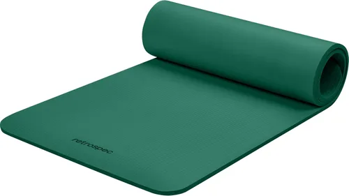 Miniatura 18 de Retrospec Solana - Esterilla de yoga de 1/2 pulgada de grosor con correa de nailon para hombres y mujeres, tapete de ejercicio antideslizante