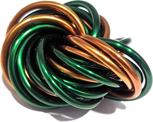 Miniatura 45 de Möbii Fidget Ball (MultiColor): Herramienta de alivio del estrés, ansiedad y estimulación para ADHD, silenciosa, ideal para el hogar, viajes, Rosa