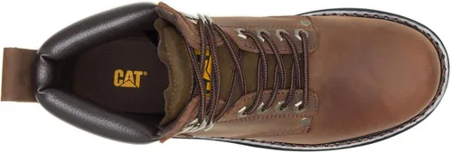 Miniatura 8 de CAT Botas de trabajo Second Shift con punta suave para hombre Marrón oscuro