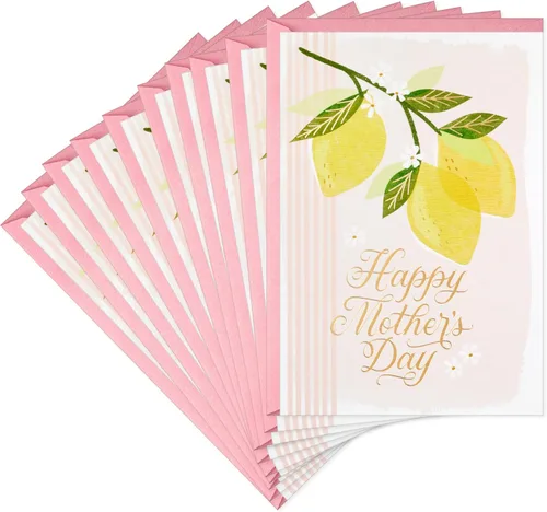 Hallmark Paquete de tarjetas del día de la madre, momentos más felices (10 unidades con sobres)